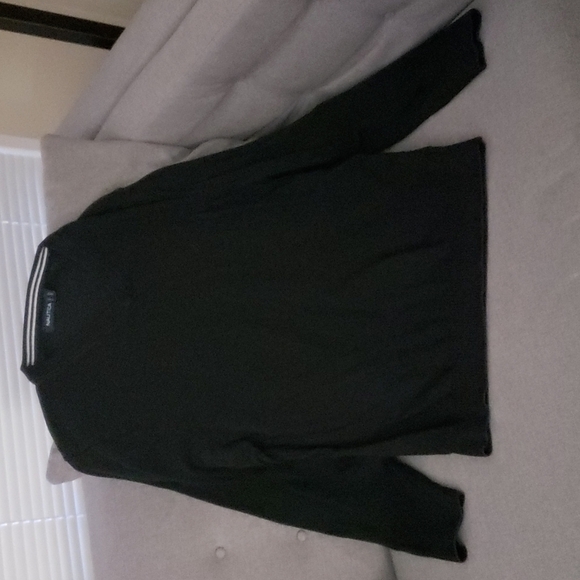 Nautica black sweater v-neck mens size large L preowned euc - Picture 1 of 8